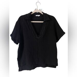 AEMI+CO black blouse